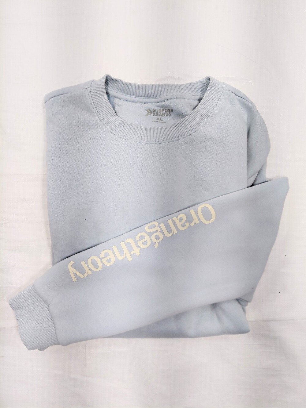 Orangetheory Powder Blue Crewneck Unisex Long Sleeve Sweatshirt